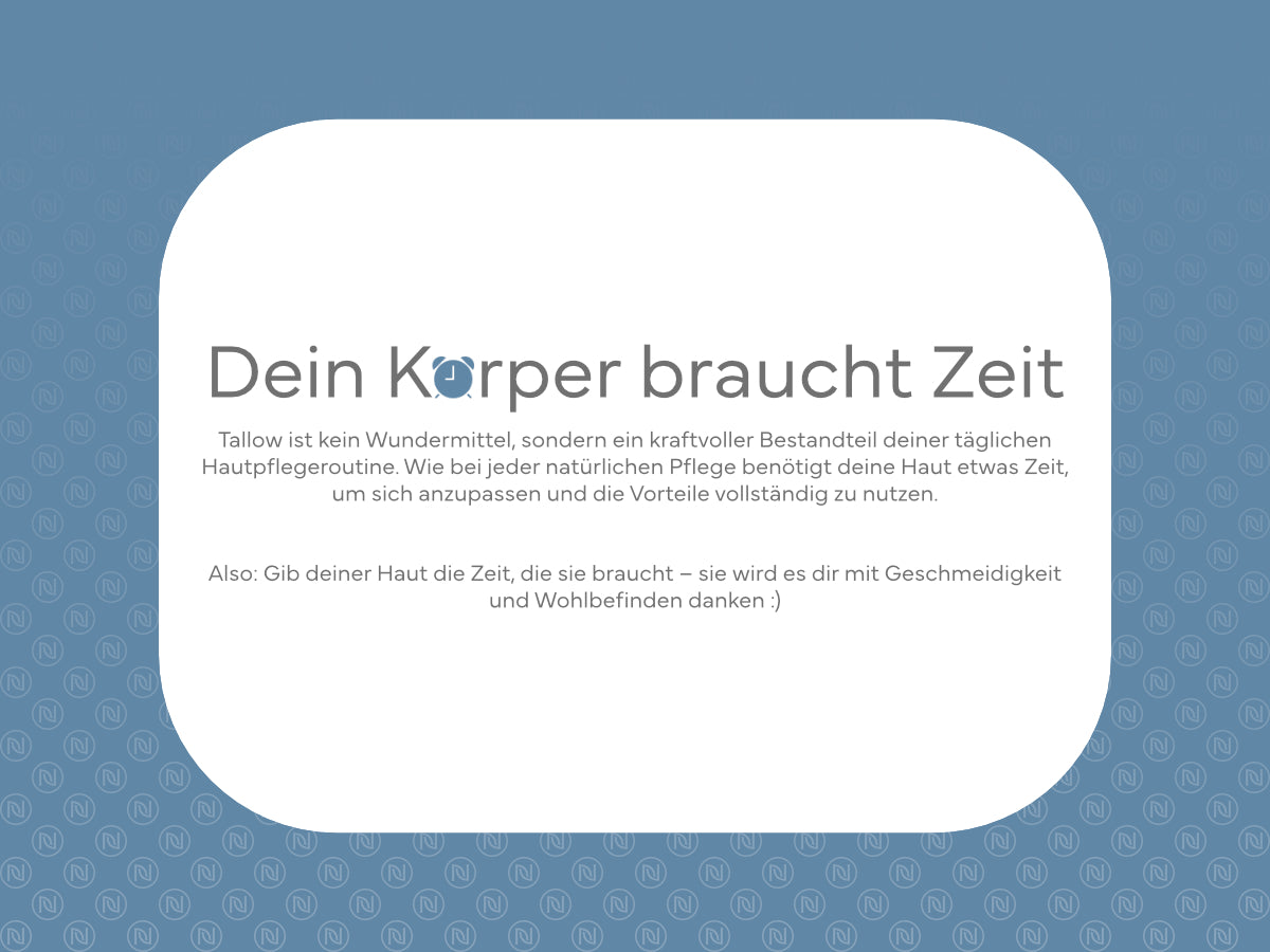 2er-Set Tallow Rindertalg Creme Honig - 100% natürliche & unparfümierte Hautpflege