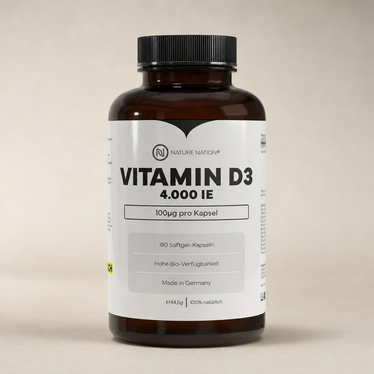 Vitamin D3 (4.000 IE), Studioaufnahme