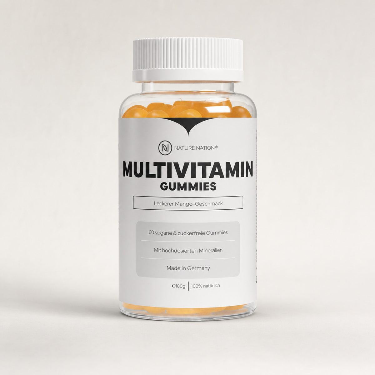 Multivitamin + Mineral-Gummies, Studioaufnahme