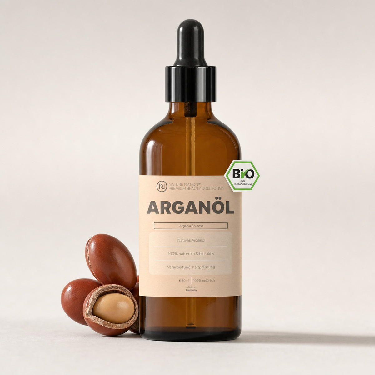 Pflanzliches Bio-Arganoel 50ml, Studioaufnahme