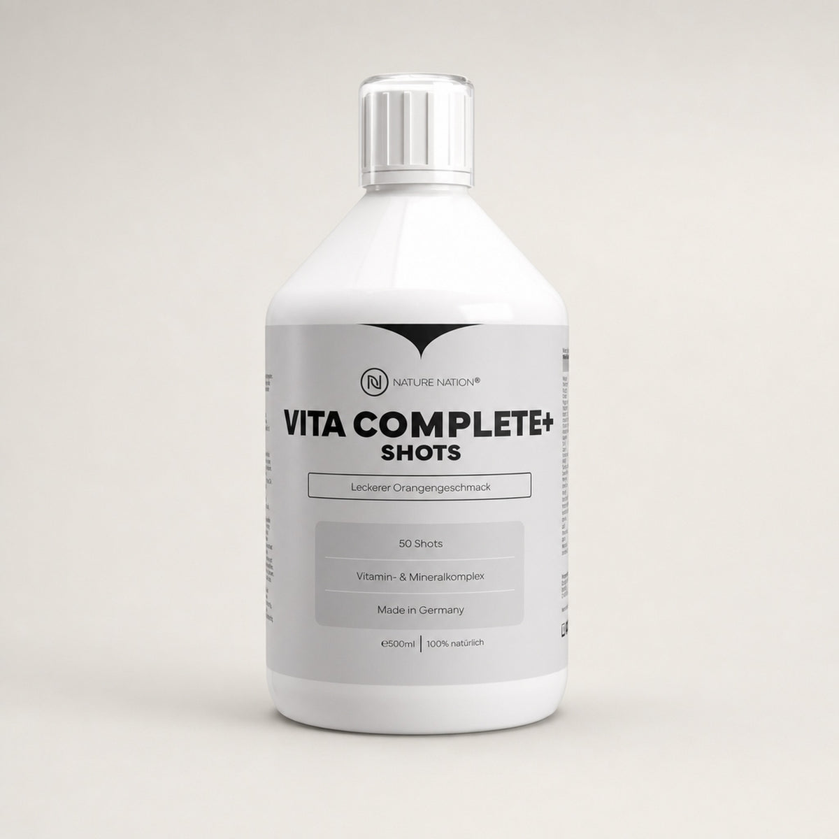 Vita Complete+ Shots Orange, Studioaufnahme
