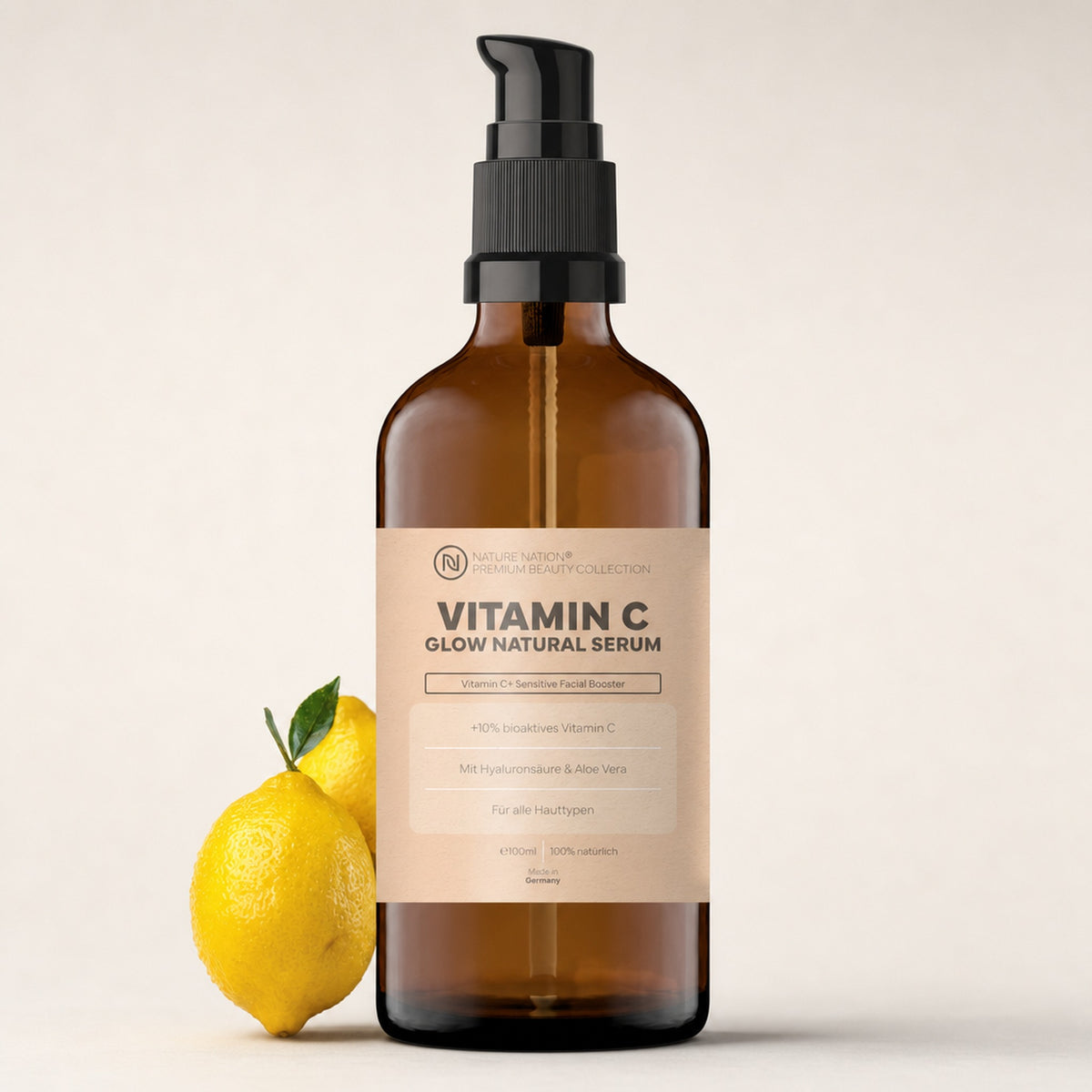 Vitamin C Glow Natural Serum, Studioaufnahme